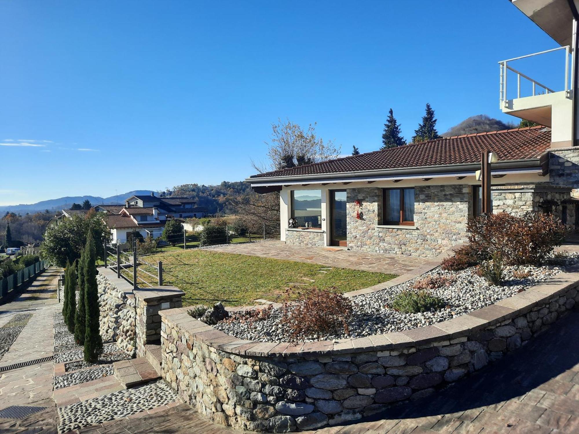 Clanezzo Villa Duno A Un Passo Da Citta Alta מראה חיצוני תמונה